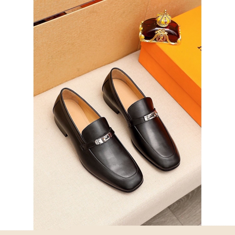 H**mes leather shoes